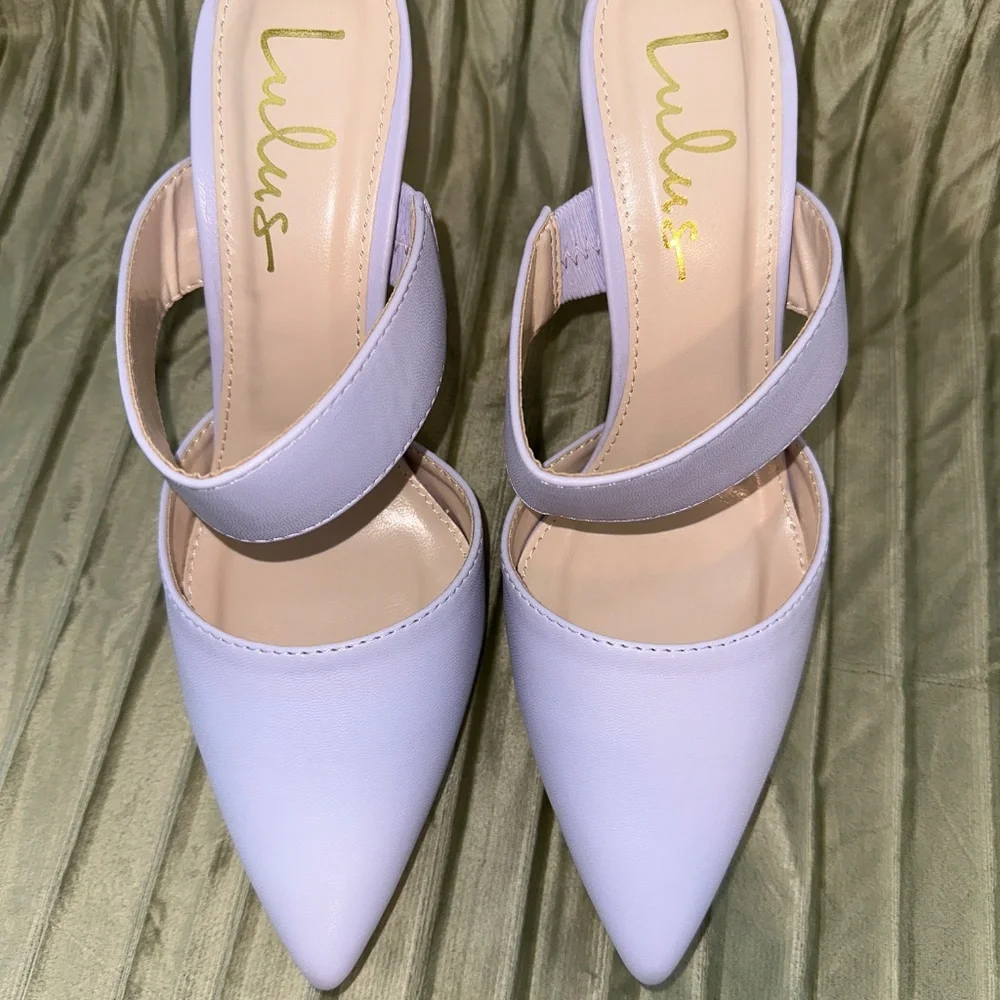 Lulus Heels, Lilac, Size 7, Brand New - Picture 3 of 8